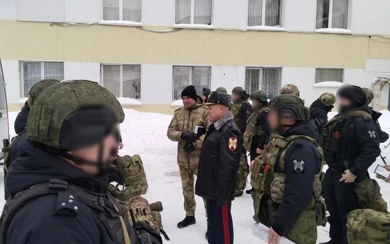 В канун Рождества Христова начальник Управления Росгвардии по Республике Мордовия проверил готовность личного состава к несению службы
