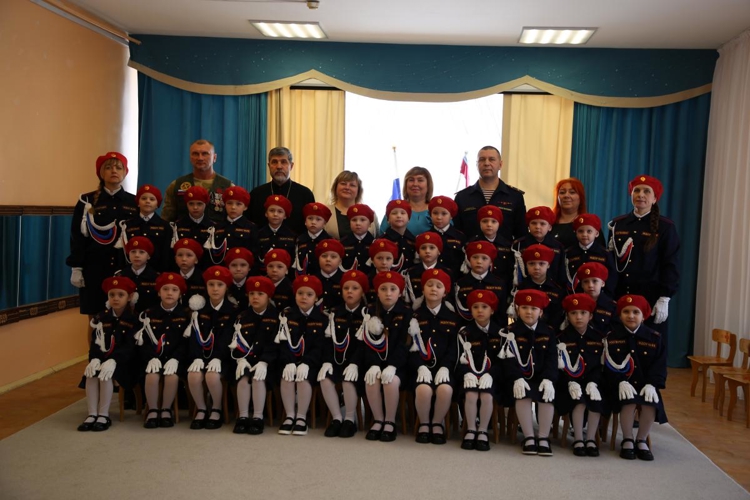 В преддверии 10-летия Росгвардии в Саранске прошло посвящение в кадеты воспитанников детского сада № 88