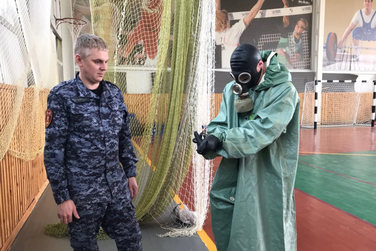 Офицер Росгвардии выступил судьей на муниципальном этапе «Зарницы 2.0» в Темниковском районе