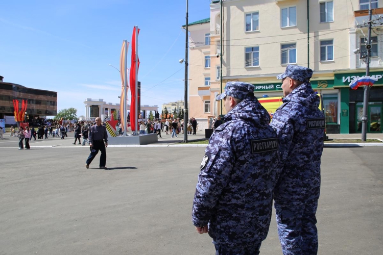 В Мордовии при участии Росгвардии обеспечена безопасность торжественных мероприятий в честь Дня Победы