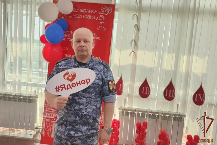 Сила в единстве: в Мордовии росгвардейцы сдают кровь!