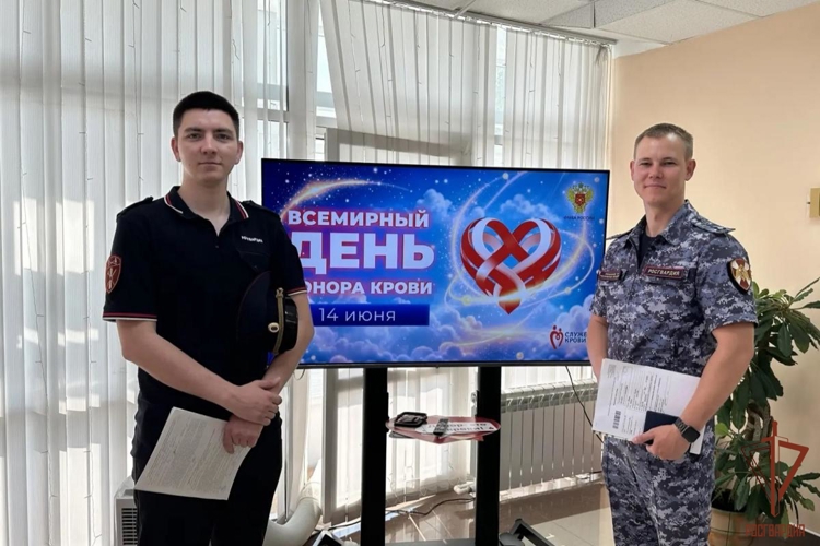 Сила в единстве: в Мордовии росгвардейцы сдают кровь!