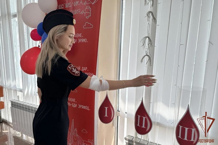 Сила в единстве: в Мордовии росгвардейцы сдают кровь!
