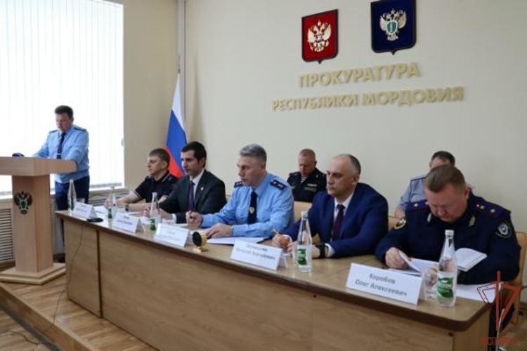 Начальник Управления Росгвардии по Республике Мордовия Андрей Каринкин принял участие в координационном межведомственном совещании 