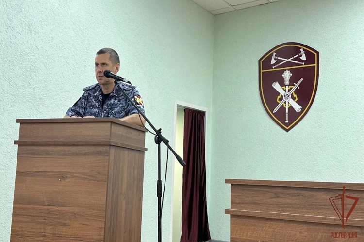 В Управлении Росгвардии по Республике Мордовия проведено служебно-воспитательное мероприятие с личным составом