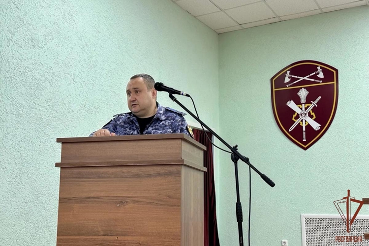 В Управлении Росгвардии по Республике Мордовия проведено служебно-воспитательное мероприятие с личным составом