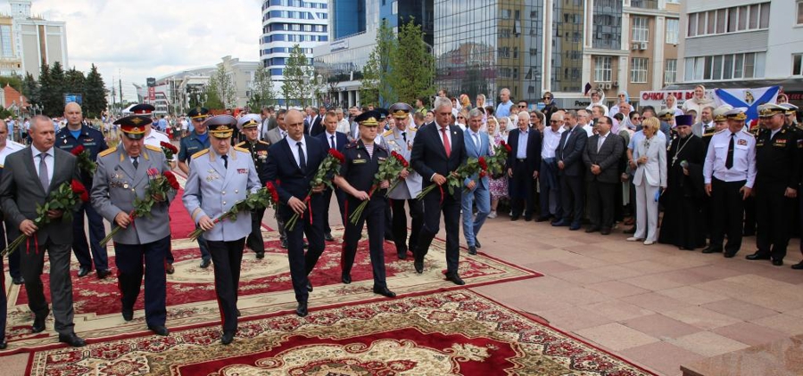 В Мордовии руководство и личный состав Росгвардии приняли участие в празднествах, посвящённых 25-летию канонизации Фёдора Ушакова 