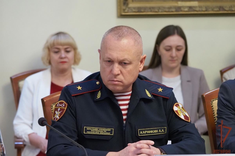 Начальник Управления Росгвардии по Республике Мордовия принял участие в заседании Антитеррористической комиссии региона