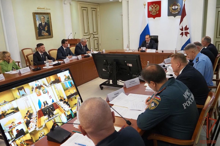 Начальник Управления Росгвардии по Республике Мордовия принял участие в заседании Антитеррористической комиссии региона