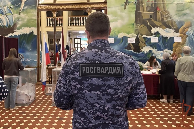 Сотрудники Управления Росгвардии по Республике Мордовия продемонстрировали 100-процентную явку на выборах 