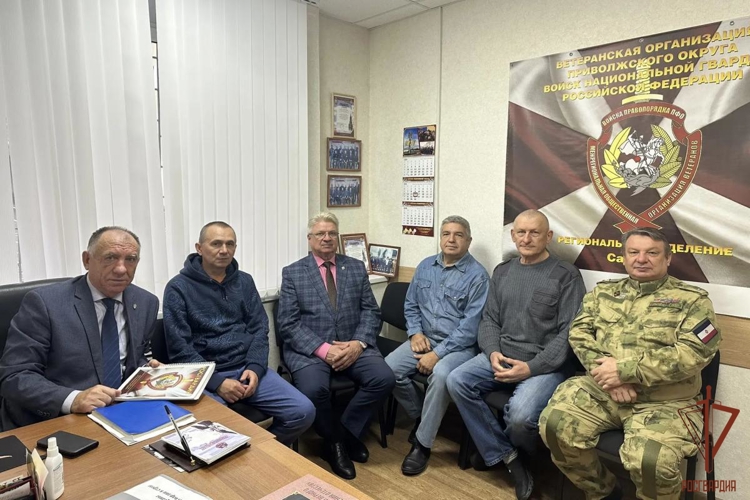 В Управлении Росгвардии по Республике Мордовия состоялась встреча ветеранского актива
