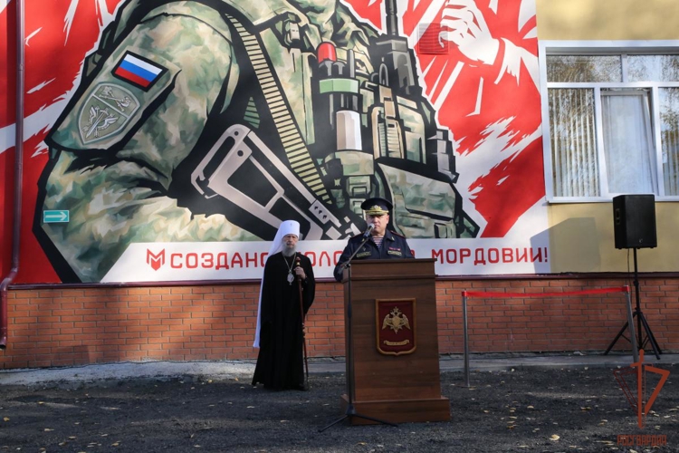 Значимое событие в жизни регионального управления Росгвардии: состоялось торжественное открытие патриотического мурала