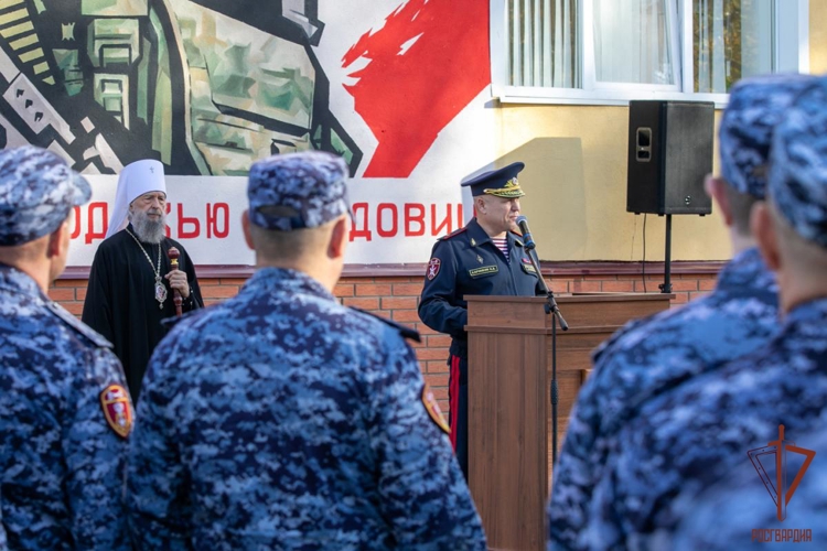 Значимое событие в жизни регионального управления Росгвардии: состоялось торжественное открытие патриотического мурала