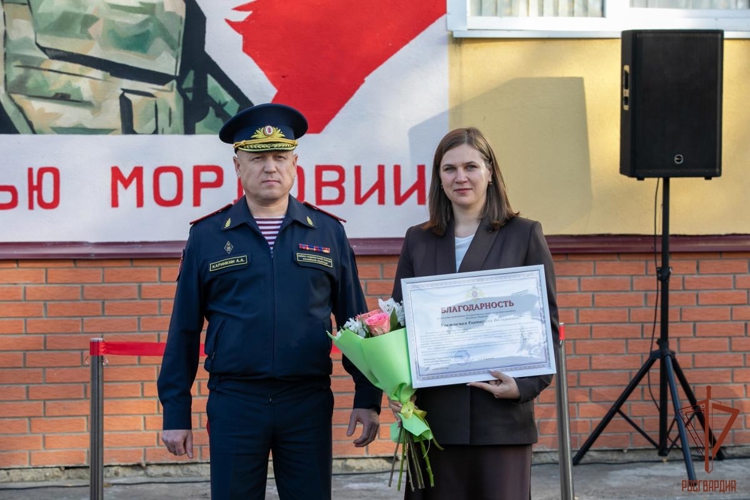 Значимое событие в жизни регионального управления Росгвардии: состоялось торжественное открытие патриотического мурала