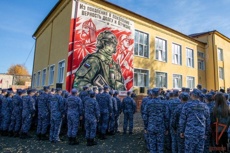 Значимое событие в жизни регионального управления Росгвардии: состоялось торжественное открытие патриотического мурала