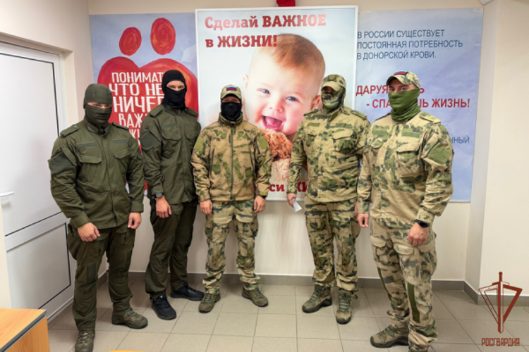 В Мордовии росгвардейцы пополнили банк крови медучреждений 