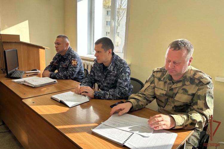 В Управлении Росгвардии по Республике Мордовия прошел учебный сбор с руководителями филиалов вневедомственной охраны
