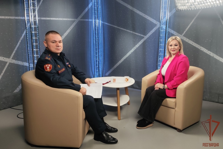 В преддверии Дня образования вневедомственной охраны заместитель начальника отдела вневедомственной охраны принял участие в программе 10 канала «Од пинге»