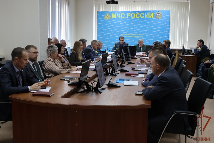 В Мордовии сотрудники Росгвардии приняли участие во Всероссийской штабной тренировке по гражданской обороне
