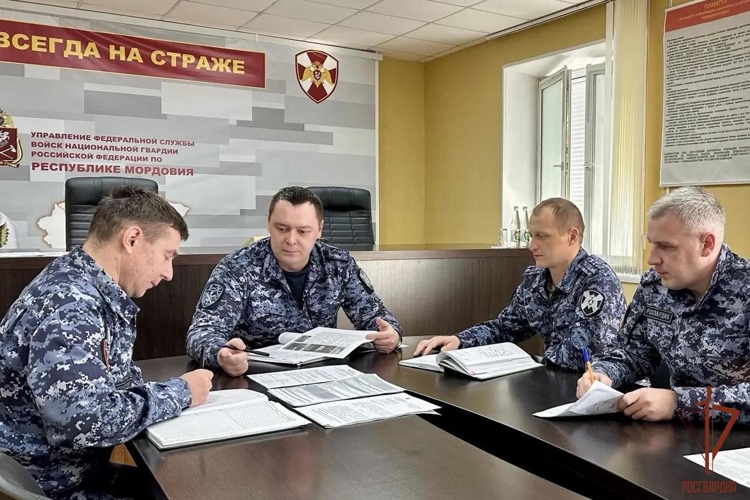В Мордовии сотрудники Росгвардии приняли участие во Всероссийской штабной тренировке по гражданской обороне