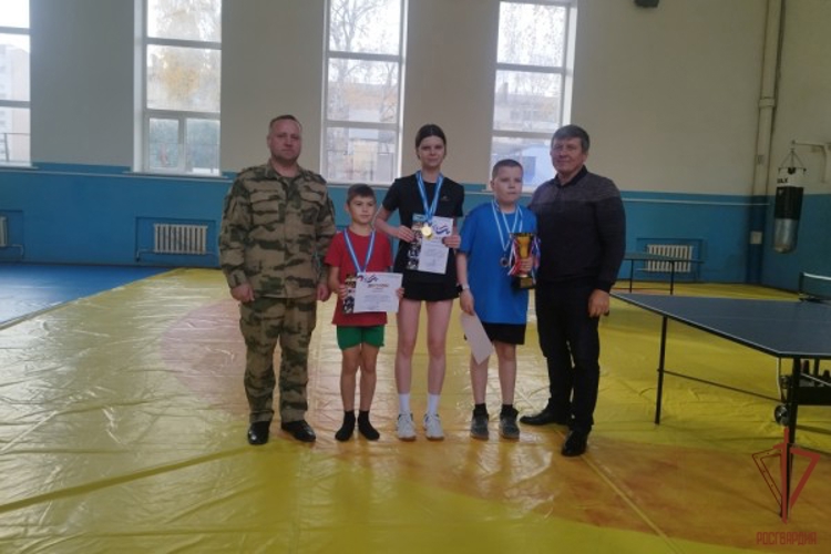 В Саранске прошла Спартакиада по настольному теннису среди детей сотрудников и ветеранов силовых ведомств региона